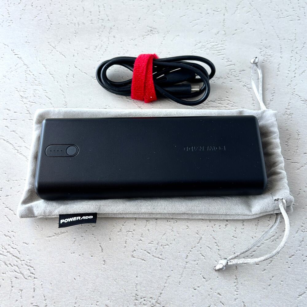 Poweradd EnergyCell II 20000mAH Type C Power Bank - Black